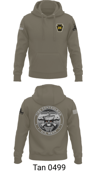 Hoodie, Fire Controlman, Navy, Teamtime, Team time, sublimation, custom sports apparel, team uniforms, spirit wear, spiritwear, sports uniforms, custom shirts, team store, custom team store, fundraiser sports, apparel fundraiser