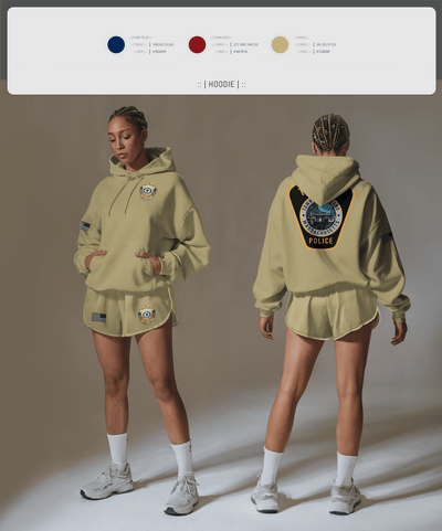 Tolland Police Department 15445764 Hoodie - 6