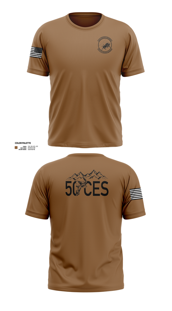 Short Sleeve Performance Shirt, 50 CES, Air Force, Teamtime, Team time, sublimation, custom sports apparel, team uniforms, spirit wear, spiritwear, sports uniforms, custom shirts, team store, custom team store, fundraiser sports, apparel fundraiser