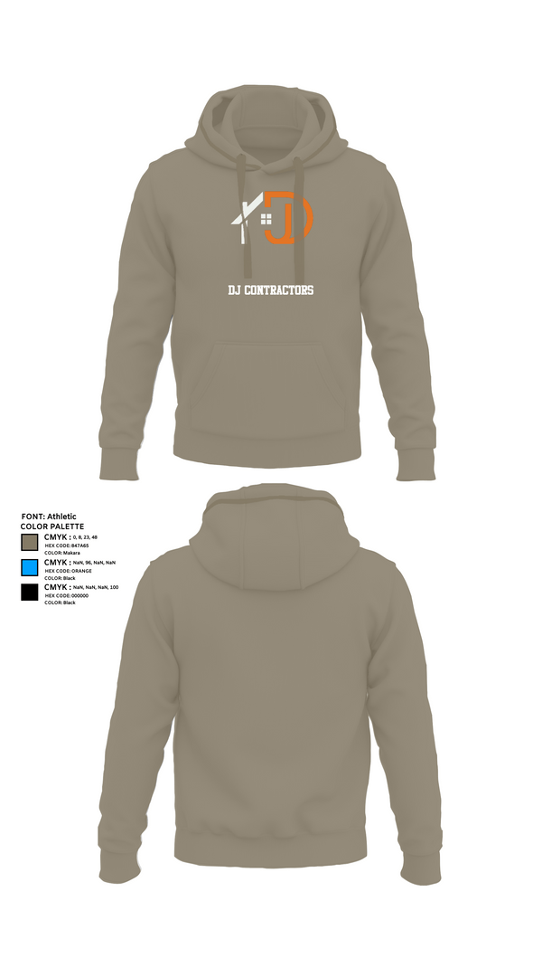 Hoodie, DJ CONTRACTORS, , Teamtime, Team time, sublimation, custom sports apparel, team uniforms, spirit wear, spiritwear, sports uniforms, custom shirts, team store, custom team store, fundraiser sports, apparel fundraiser