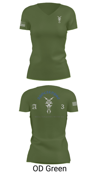 Womens Short Sleeve Vneck Shirt, Apocalypse Platoon, , Teamtime, Team time, sublimation, custom sports apparel, team uniforms, spirit wear, spiritwear, sports uniforms, custom shirts, team store, custom team store, fundraiser sports, apparel fundraiser