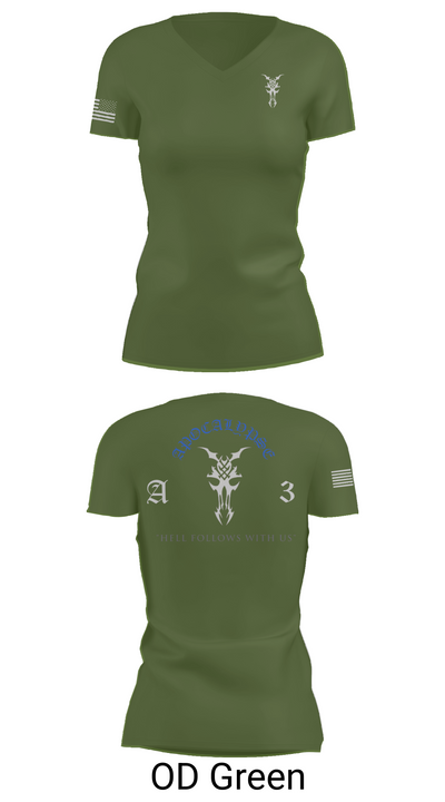 Apocalypse Platoon 49394201 Women's Short Sleeve V-neck Shirt - 48