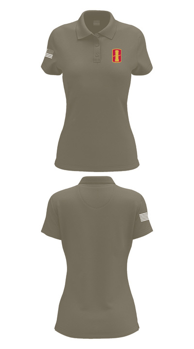 197th field artillery brigade 46187100 Women's Short Sleeve Performance Polo  - 71