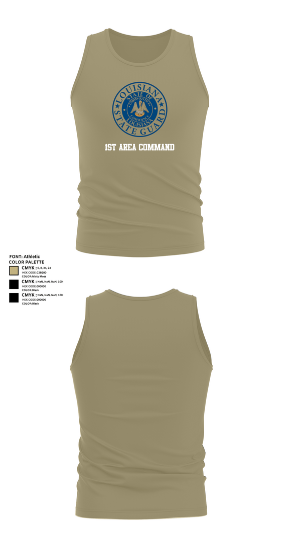 Tank Top, 1st Area Command, , Teamtime, Team time, sublimation, custom sports apparel, team uniforms, spirit wear, spiritwear, sports uniforms, custom shirts, team store, custom team store, fundraiser sports, apparel fundraiser