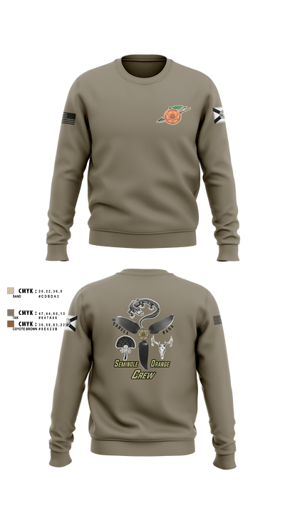 Seminole / Orange Crew 64181278 Crew Neck Sweatshirt - 6