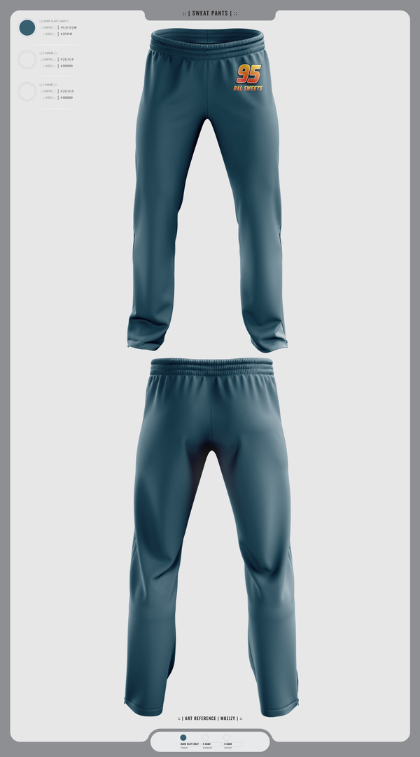 Sweatpants, R&L Sweets, Track & Field, Teamtime, Team time, sublimation, custom sports apparel, team uniforms, spirit wear, spiritwear, sports uniforms, custom shirts, team store, custom team store, fundraiser sports, apparel fundraiser
