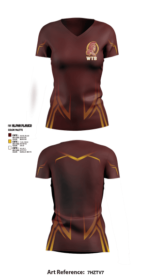 Womens Short Sleeve Vneck Shirt, West Tampa spartans, , Teamtime, Team time, sublimation, custom sports apparel, team uniforms, spirit wear, spiritwear, sports uniforms, custom shirts, team store, custom team store, fundraiser sports, apparel fundraiser