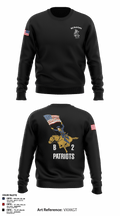 B2 Patriots no C flag Crew Neck Sweatshirt - 3