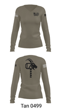 900th QM 2040275 Women's Long Sleeve V-neck Shirt - 73