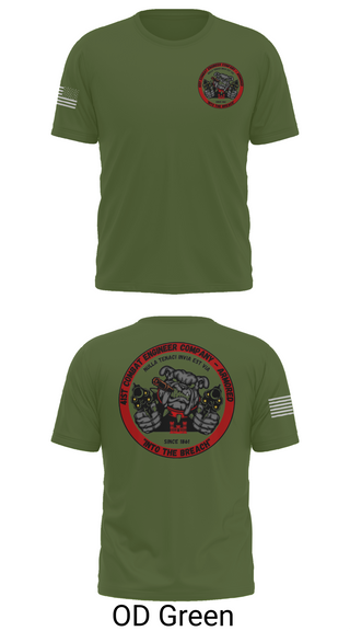 Old School Cotton Feel Shirt, 41st CEC-A, Army, Teamtime, Team time, sublimation, custom sports apparel, team uniforms, spirit wear, spiritwear, sports uniforms, custom shirts, team store, custom team store, fundraiser sports, apparel fundraiser