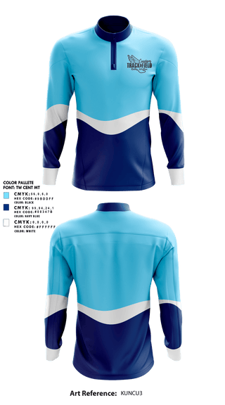 Quarter Zip Jacket, Southwest Edgecombe Cougars, Track & Field, Teamtime, Team time, sublimation, custom sports apparel, team uniforms, spirit wear, spiritwear, sports uniforms, custom shirts, team store, custom team store, fundraiser sports, apparel fundraiser