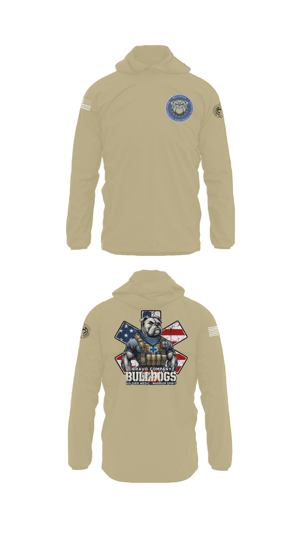 Windbreaker, Bravo Company Bulldogs, , Teamtime, Team time, sublimation, custom sports apparel, team uniforms, spirit wear, spiritwear, sports uniforms, custom shirts, team store, custom team store, fundraiser sports, apparel fundraiser