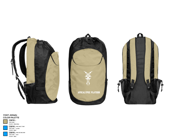 Gear Bag, Apocalypse Platoon, , Teamtime, Team time, sublimation, custom sports apparel, team uniforms, spirit wear, spiritwear, sports uniforms, custom shirts, team store, custom team store, fundraiser sports, apparel fundraiser
