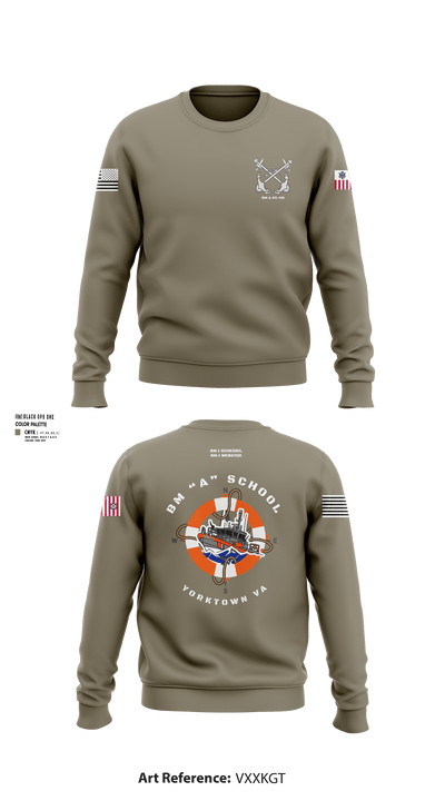 BM “A” 25-06 10728160 Crew Neck Sweatshirt - 107