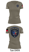 Cypress- Fairbanks ISD Police Department 56419862 Women's Short Sleeve V-neck Shirt - 65
