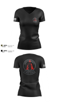 Clayton County Police SWAT Team 81902169 Women's Short Sleeve V-neck Shirt - 2