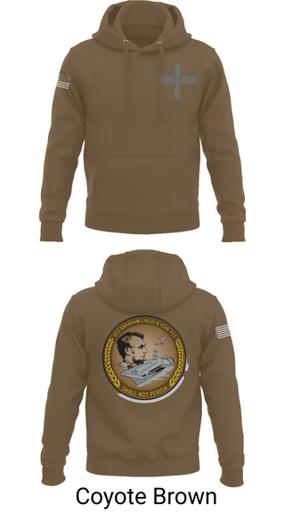 Hoodie, CVN 72 Abraham Lincoln, , Teamtime, Team time, sublimation, custom sports apparel, team uniforms, spirit wear, spiritwear, sports uniforms, custom shirts, team store, custom team store, fundraiser sports, apparel fundraiser
