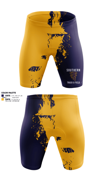 Southern Middle High School Track and Field 54886854 Men's Compression Shorts - 8
