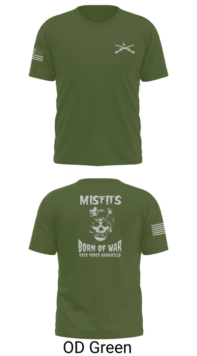 4th platoon misfits 6678865 Short Sleeve Performance Shirt - 56