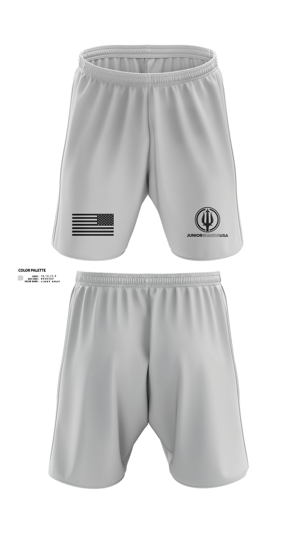 Athletic Shorts With Pockets, Junior Guards USA, Swimming, Teamtime, Team time, sublimation, custom sports apparel, team uniforms, spirit wear, spiritwear, sports uniforms, custom shirts, team store, custom team store, fundraiser sports, apparel fundraiser