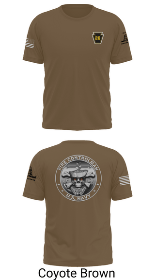Short Sleeve Performance Shirt, Fire Controlman, Navy, Teamtime, Team time, sublimation, custom sports apparel, team uniforms, spirit wear, spiritwear, sports uniforms, custom shirts, team store, custom team store, fundraiser sports, apparel fundraiser