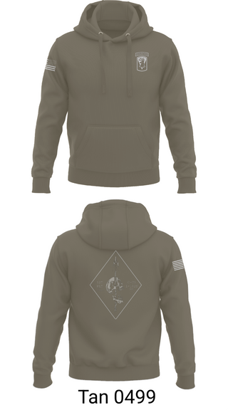 Hoodie, Chosen Co. 1-102D INF, Army, Teamtime, Team time, sublimation, custom sports apparel, team uniforms, spirit wear, spiritwear, sports uniforms, custom shirts, team store, custom team store, fundraiser sports, apparel fundraiser