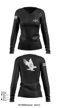 MVIM Level 3 52585841 Women's Long Sleeve V-neck Shirt - 101