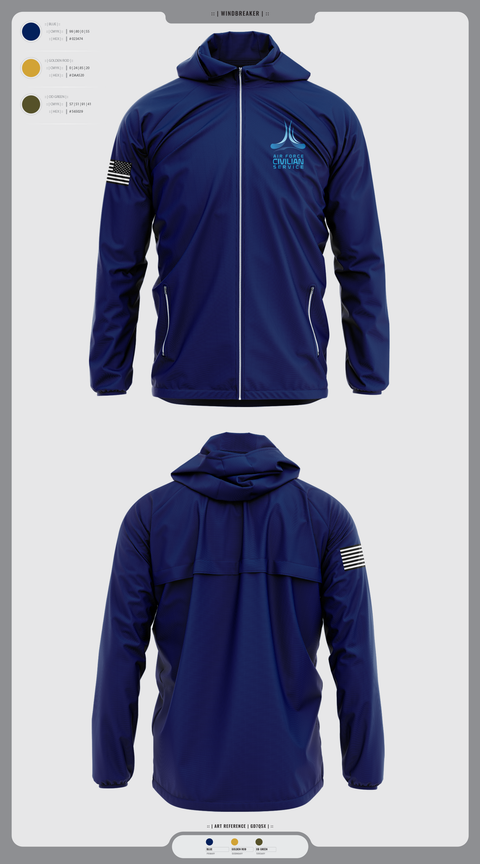 Windbreaker, 9th Civil Engineer Squadron, , Teamtime, Team time, sublimation, custom sports apparel, team uniforms, spirit wear, spiritwear, sports uniforms, custom shirts, team store, custom team store, fundraiser sports, apparel fundraiser