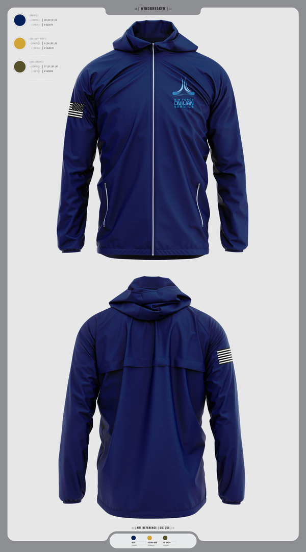 Windbreaker, 9th Civil Engineer Squadron, , Teamtime, Team time, sublimation, custom sports apparel, team uniforms, spirit wear, spiritwear, sports uniforms, custom shirts, team store, custom team store, fundraiser sports, apparel fundraiser