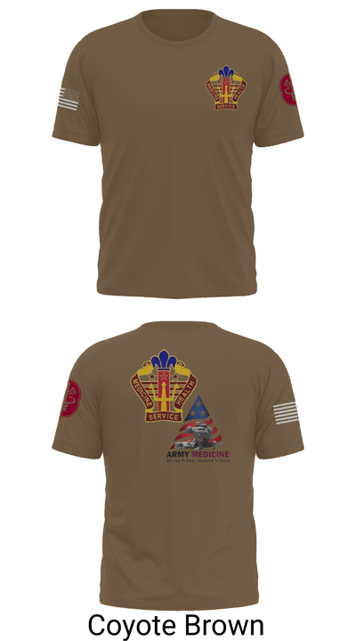USA MEDDAC KAHC 77066596 Old School Cotton Feel Shirt - 10