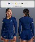 9th Civil Engineer Squadron 89211458 Women's Long Sleeve V-neck Shirt - 1