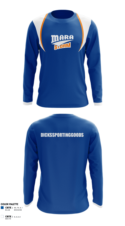 Mara Track & Field Long Sleeve Performance Shirt 3