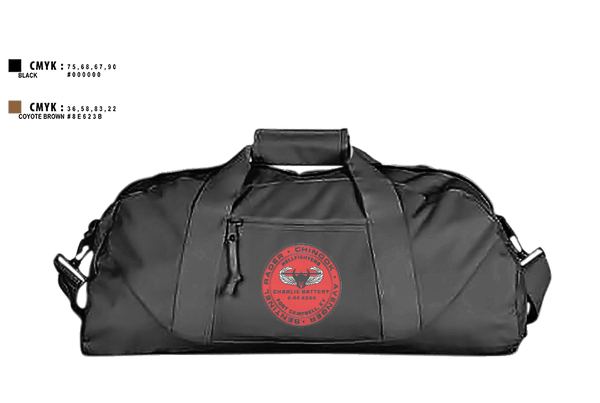 Duffle Bag, U.S ARMY, 108th ADA BDE, 44th ADA Regiment, 2nd Battalion, Charlie Battery,, Army, Teamtime, Team time, sublimation, custom sports apparel, team uniforms, spirit wear, spiritwear, sports uniforms, custom shirts, team store, custom team store, fundraiser sports, apparel fundraiser