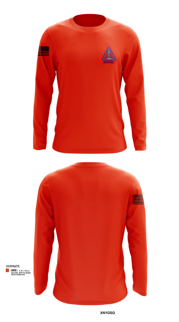 Long Sleeve Performance Shirt, Recruiting and Retention Battalion, , Teamtime, Team time, sublimation, custom sports apparel, team uniforms, spirit wear, spiritwear, sports uniforms, custom shirts, team store, custom team store, fundraiser sports, apparel fundraiser