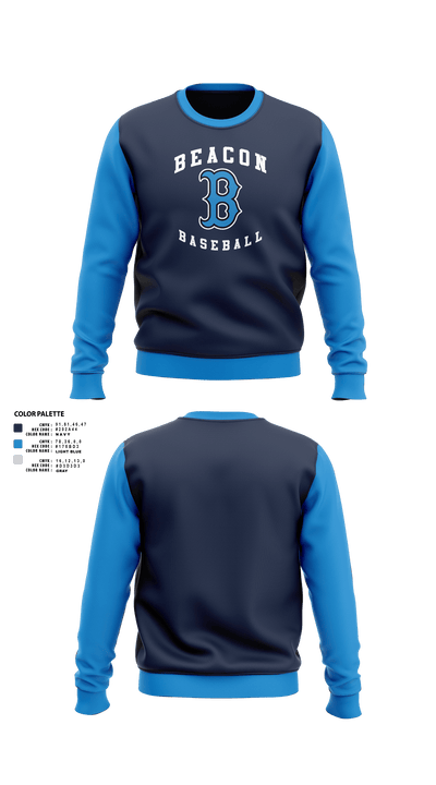 Beacon Bluedemons 22251725 Crew Neck Sweatshirt - 2