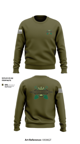 Crew Neck Sweatshirt, Enchanted landscaping, , Teamtime, Team time, sublimation, custom sports apparel, team uniforms, spirit wear, spiritwear, sports uniforms, custom shirts, team store, custom team store, fundraiser sports, apparel fundraiser