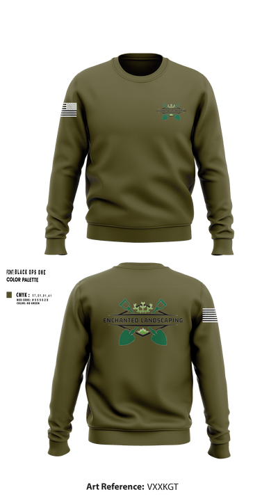 Enchanted landscaping 90750429 Crew Neck Sweatshirt - 33
