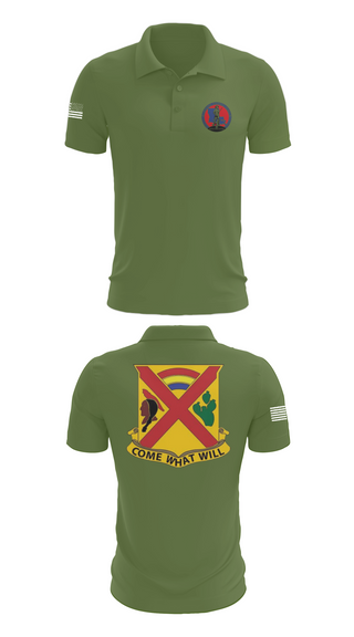 Short Sleeve Performance Polo, Charley troop 2-108 CAV, , Teamtime, Team time, sublimation, custom sports apparel, team uniforms, spirit wear, spiritwear, sports uniforms, custom shirts, team store, custom team store, fundraiser sports, apparel fundraiser