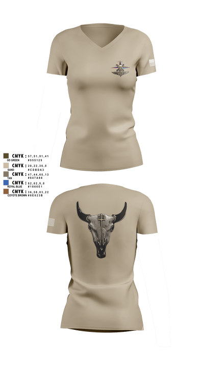 VP-26 Aircrew Association 18137881 Women's Short Sleeve V-neck Shirt - 8 (1)