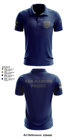 Short Sleeve Performance Polo, San Marcos Police Drone Unit, Police, Teamtime, Team time, sublimation, custom sports apparel, team uniforms, spirit wear, spiritwear, sports uniforms, custom shirts, team store, custom team store, fundraiser sports, apparel fundraiser