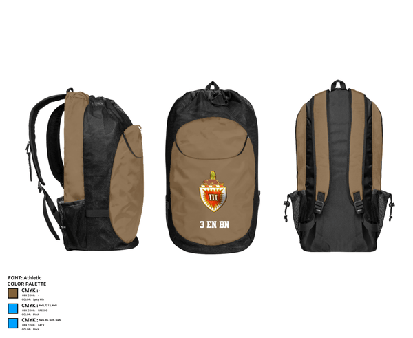 Gear Bag, 3 EN BN, , Teamtime, Team time, sublimation, custom sports apparel, team uniforms, spirit wear, spiritwear, sports uniforms, custom shirts, team store, custom team store, fundraiser sports, apparel fundraiser
