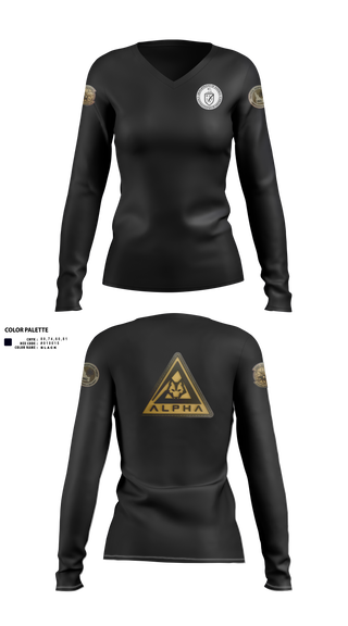 Womens Long Sleeve Vneck Shirt, ProForce, , Teamtime, Team time, sublimation, custom sports apparel, team uniforms, spirit wear, spiritwear, sports uniforms, custom shirts, team store, custom team store, fundraiser sports, apparel fundraiser