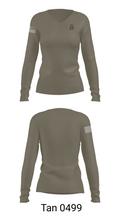 MUSTACHE 86591925 Women's Long Sleeve V-neck Shirt - 77