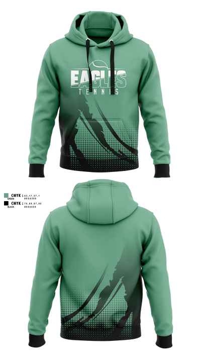 Covenant Christian High School Tennis 45149175 Hoodie - 1