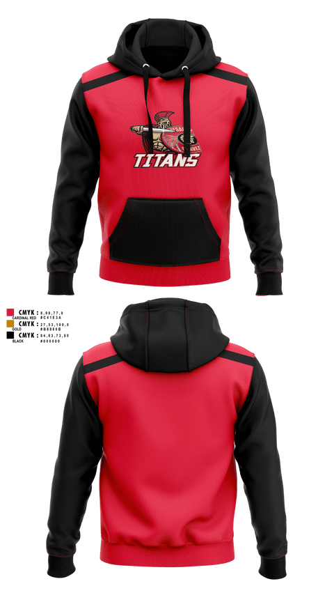 Hoodie, Cesar Chavez Titans Tennis, Tennis, Teamtime, Team time, sublimation, custom sports apparel, team uniforms, spirit wear, spiritwear, sports uniforms, custom shirts, team store, custom team store, fundraiser sports, apparel fundraiser