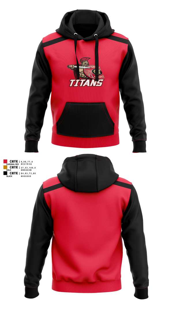 Hoodie, Cesar Chavez Titans Tennis, Tennis, Teamtime, Team time, sublimation, custom sports apparel, team uniforms, spirit wear, spiritwear, sports uniforms, custom shirts, team store, custom team store, fundraiser sports, apparel fundraiser