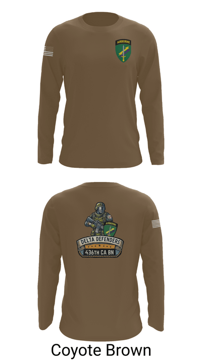 D Co 436th CA BN 62553628 Long Sleeve Performance Shirt 6