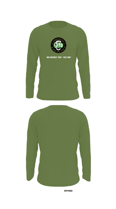 3rd District VCRT / Vice Unit 93634923 Long Sleeve Performance Shirt 50