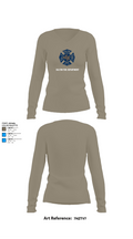 Dalton Fire Department 29083035 Women's Long Sleeve V-neck Shirt - 62