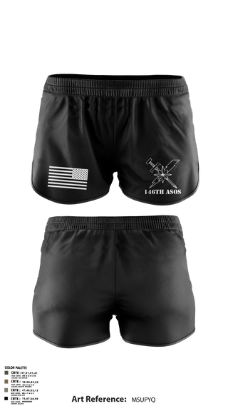 Ranger Panties, 146th ASOS, Air Force, Teamtime, Team time, sublimation, custom sports apparel, team uniforms, spirit wear, spiritwear, sports uniforms, custom shirts, team store, custom team store, fundraiser sports, apparel fundraiser